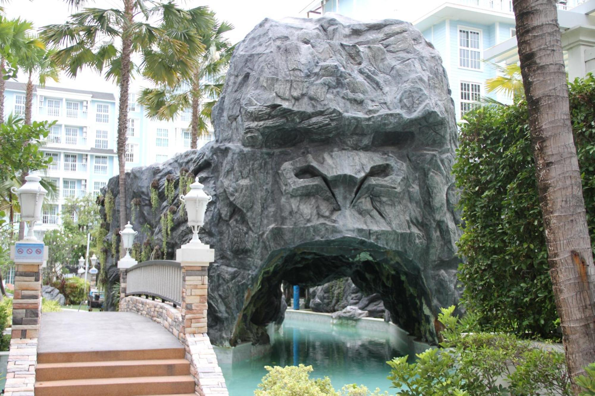 Grand Florida芭提雅带免费游泳池温泉和健身房和办公区水上花园公寓e208 Na Chom Thian Exterior foto