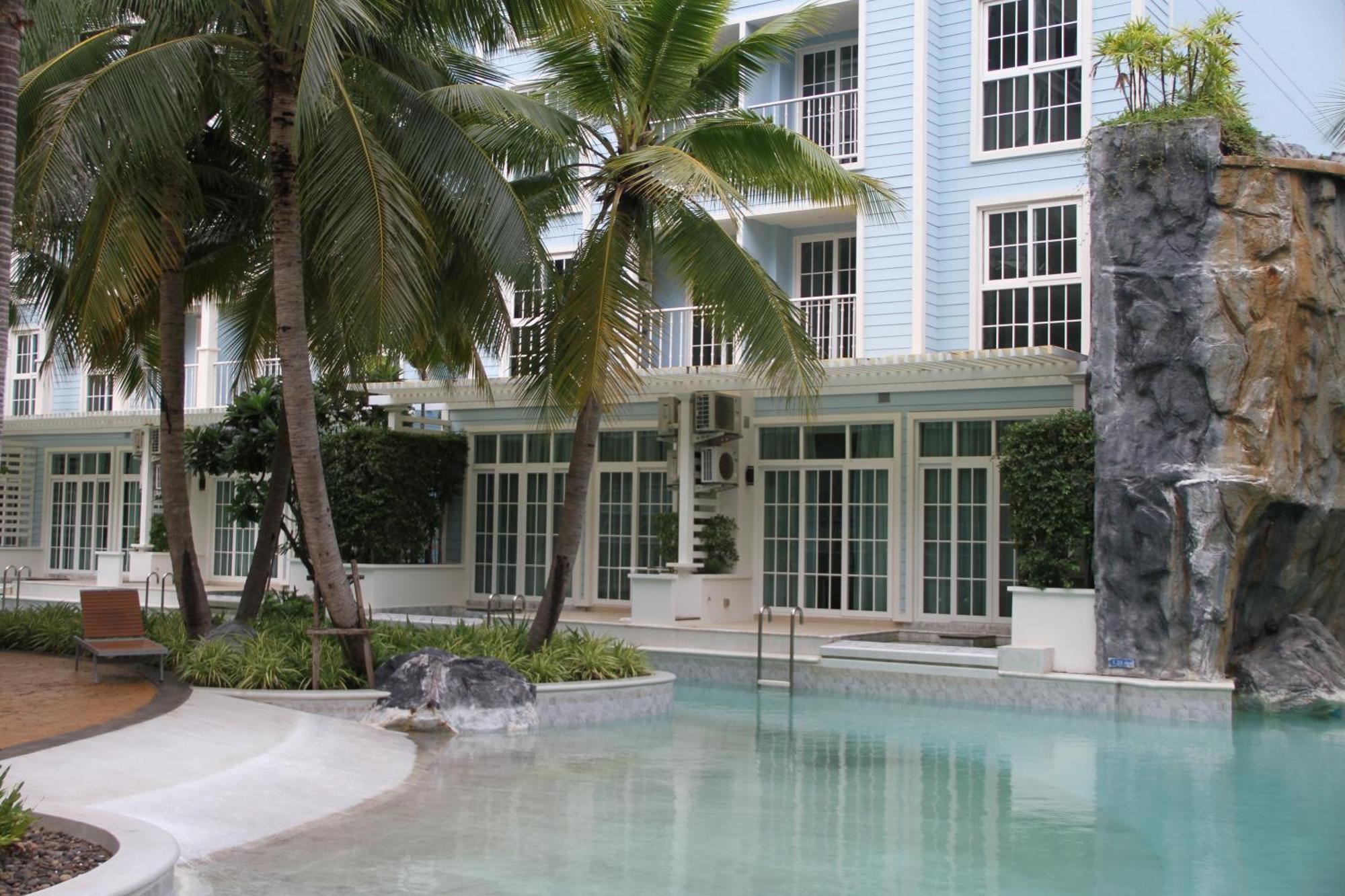 Grand Florida芭提雅带免费游泳池温泉和健身房和办公区水上花园公寓e208 Na Chom Thian Exterior foto
